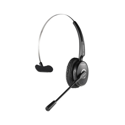 Promate Engage Over-Ear Mono Bluetooth Headset – HD Voice, Noise-Cancelling Mic, 14h Talk Time