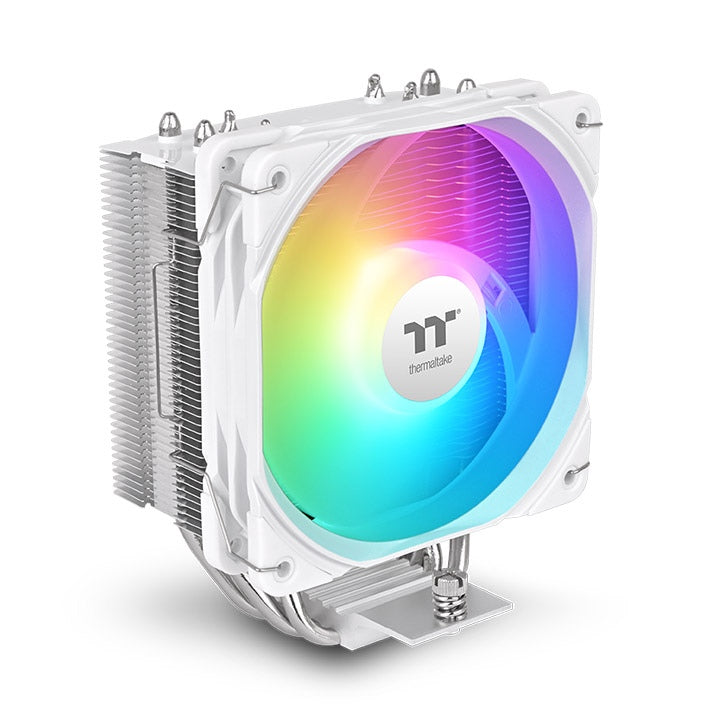 Thermaltake UX400 ARGB Sync CPU Cooler | Single-Tower | 240 W TDP | 4× Ø6 mm Heatpipes | 120 mm ARGB Fan | 9-LED Lighting | Supports Intel & AMD