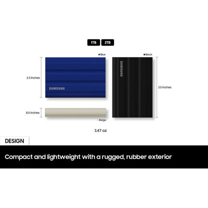 Samsung T7 Shield 1TB Portable SSD | USB 3.2 Gen 2 | Up to 1 | 050 MB/s Read | Rugged Design | IP65 Water & Dust Resistant | Moonrock Beige