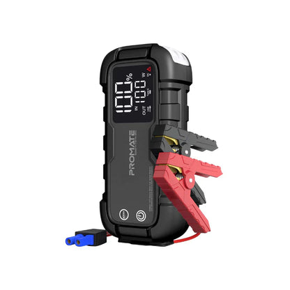 Promate SparkTank-20 | 2000A/12V Heavy Duty Car Jump Starter with 20000mAh Power Bank & 65W Power Delivery
