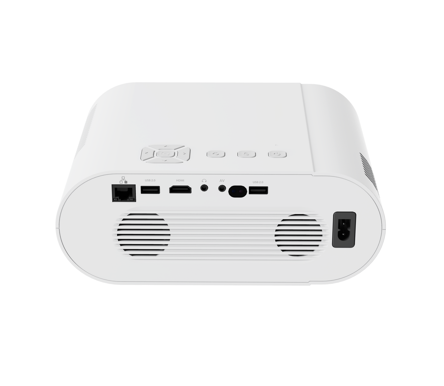 Avetron 1080P DLP Mini Projector – 200 ANSI Lumens, Android 7, 2GB+16GB, 4K Support, Dual-Band Wi-Fi, Bluetooth, Without built-in Battery
