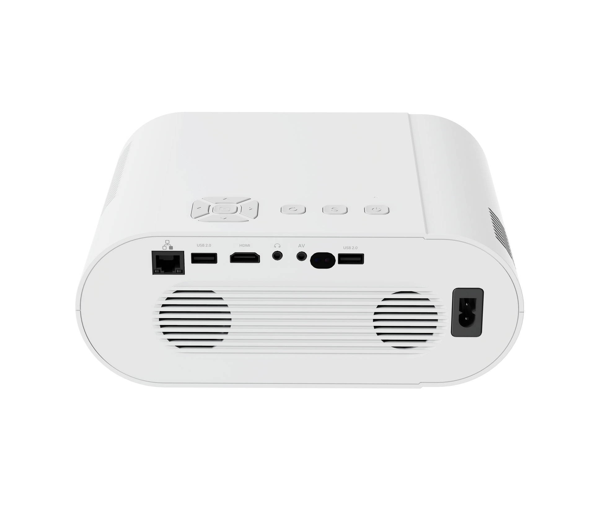 Avetron 1080P DLP Mini Projector – 200 ANSI Lumens, Android 7, 2GB+16GB, 4K Support, Dual-Band Wi-Fi, Bluetooth, Without built-in Battery