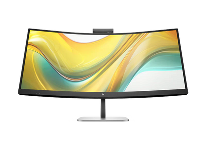 HP Series 5 Pro 34” WQHD VA USB-C Conferencing Monitor 534PM – UltraWide 21:9 Display, 5MP Webcam, Built-in Speakers & Mic, 100W USB-C Docking, KVM Switch, 100Hz Refresh Rate for Work & Video Meetings