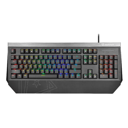 Vertux Tantalum Precision Pro Mechanical Gaming Keyboard – Outemu Blue Switches, RGB Backlighting, 50 Million Keystrokes