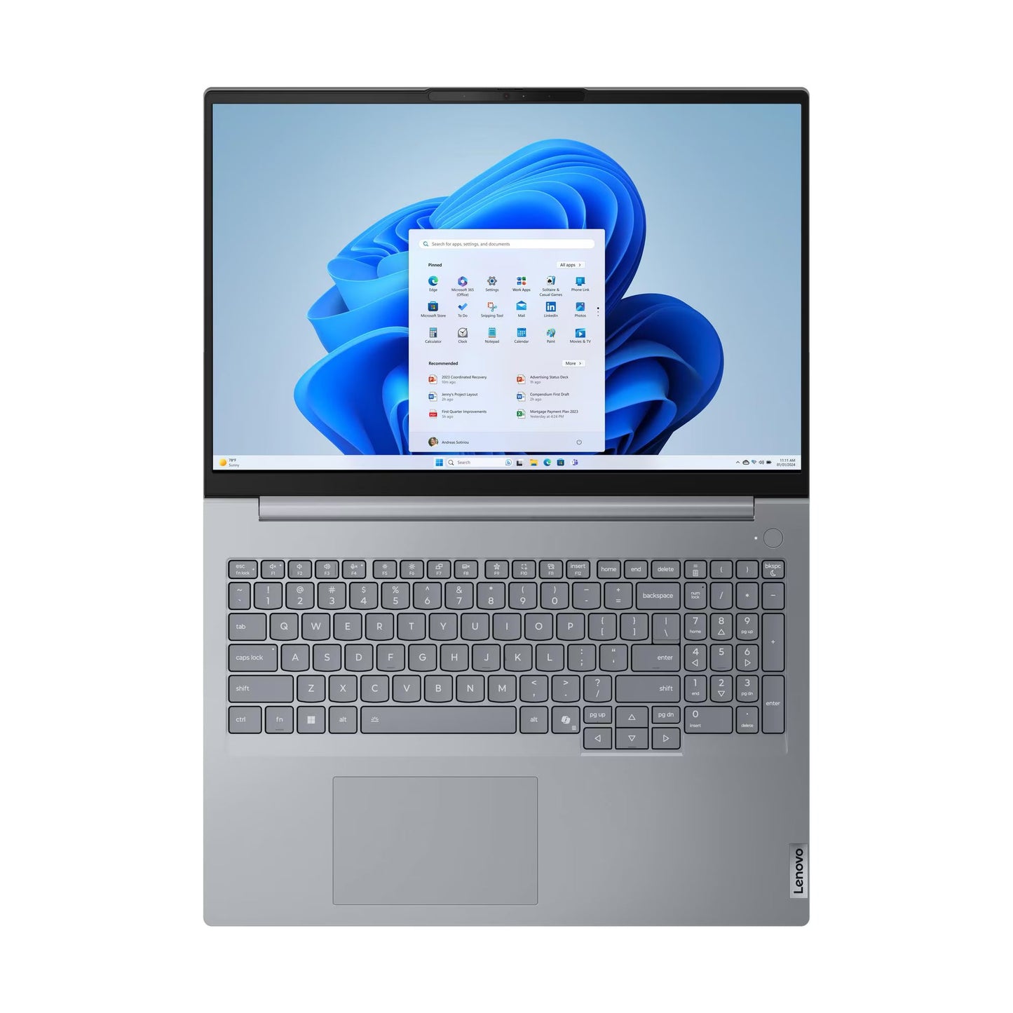 Lenovo ThinkBook 16 G8 IAL 215K0030GP- 16" WUXGA 60Hz - Intel Core Ultra 7 255H - 16GB RAM - 512GB SSD - Shared - WIN 11 PRO K