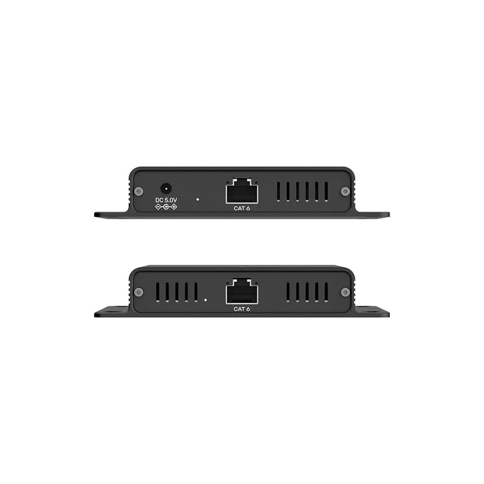 UNITEK 150 m USB Extender Over Ethernet with 4-Port USB Hub | Long-Range USB Signal Booster | Cat5e/6 Support | Plug-and-Play Expansion for USB Devices