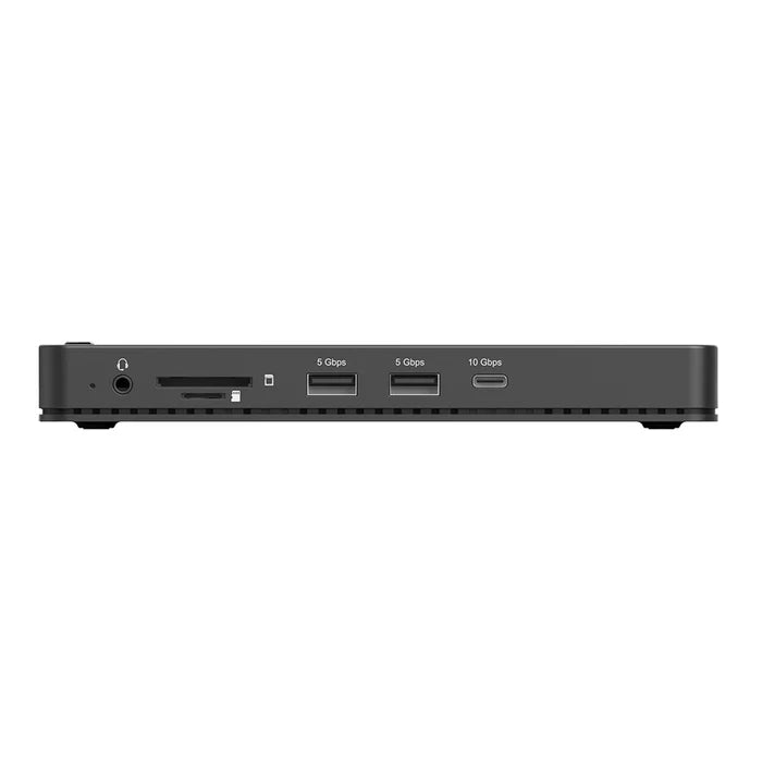 UNITEK USB-C 4K KVM Docking Station | 100W PD | 4K@60Hz HDMI | 10Gbps Data Transfer | Gigabit Ethernet | SD/MicroSD Reader | One-Button Switch for 2 Computers