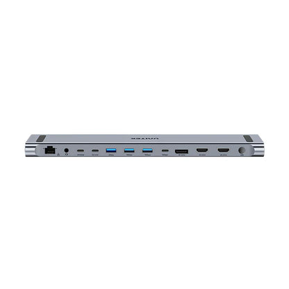 UNITEK UHB15 USB-C Triple 4K KVM Docking Station | Dual/Triple Monitor Support | USB Ports | Ethernet LAN | SD/TF Card Reader | 100W Power Delivery | KVM Switch Functionality