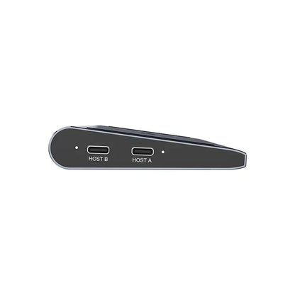 UNITEK UHB15 USB-C Triple 4K KVM Docking Station | Dual/Triple Monitor Support | USB Ports | Ethernet LAN | SD/TF Card Reader | 100W Power Delivery | KVM Switch Functionality