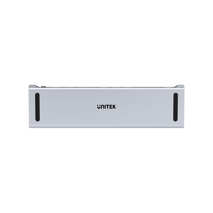 UNITEK UHB15 USB-C Triple 4K KVM Docking Station | Dual/Triple Monitor Support | USB Ports | Ethernet LAN | SD/TF Card Reader | 100W Power Delivery | KVM Switch Functionality