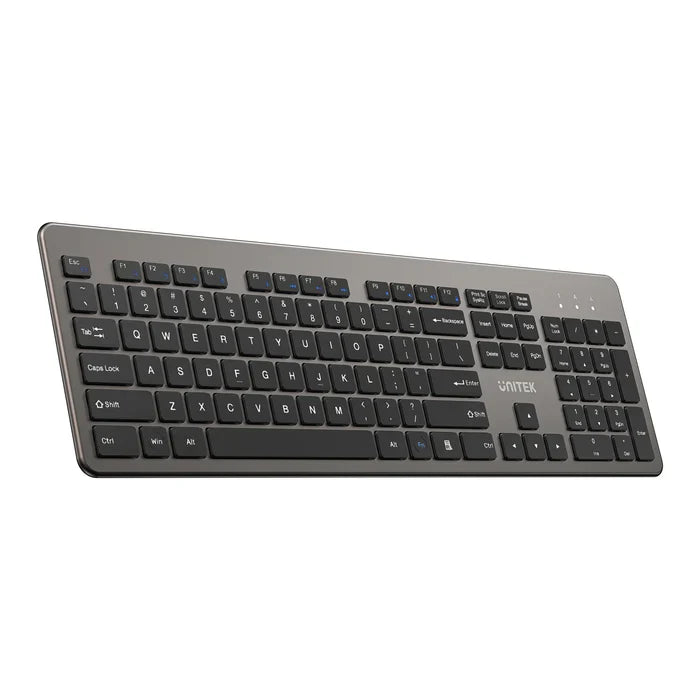 UNITEK SlimDuo Wireless Keyboard and Mouse Combo | 2.4GHz Full-Size Silent Keyboard & 1600 DPI Mouse | USB Plug & Play | Windows/Mac/Linux