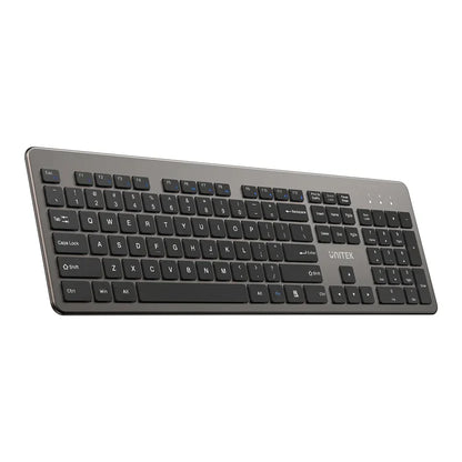 UNITEK SlimDuo Wireless Keyboard and Mouse Combo | 2.4GHz Full-Size Silent Keyboard & 1600 DPI Mouse | USB Plug & Play | Windows/Mac/Linux