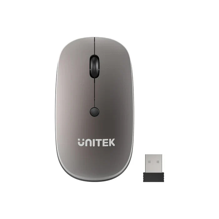 UNITEK SlimDuo Wireless Keyboard and Mouse Combo | 2.4GHz Full-Size Silent Keyboard & 1600 DPI Mouse | USB Plug & Play | Windows/Mac/Linux