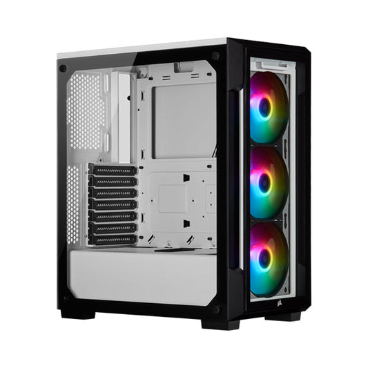 Corsair iCUE 220T RGB Mid-Tower Case | White