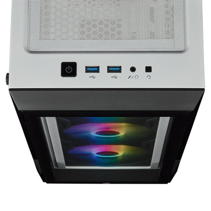 Corsair iCUE 220T RGB Mid-Tower Case | White