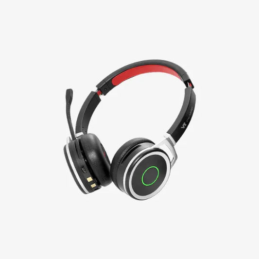 VT9605 BT Duo Bluetooth UC Headset with 2-Mic Noise Cancelling | Integrated Busylight | Dual Device Pairing | Bluetooth 5.0