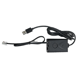 VT RJ ENC01 Noise Cancelling Box for RJ09 Headsets and IP Phones | USB Powered