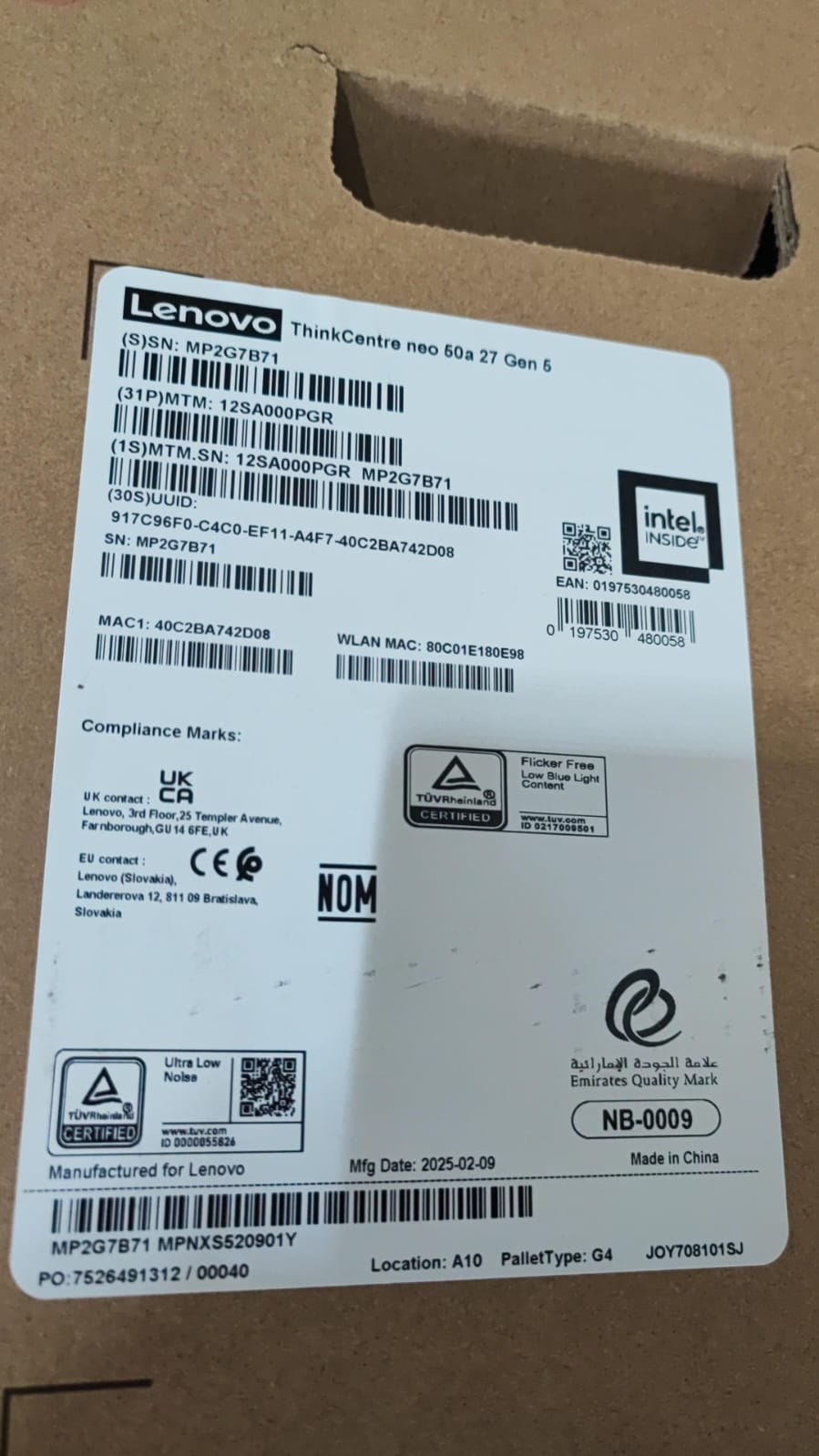 All in One Lenovo IdeaCentre AIO 27IRH9 | (0PGR) | Intel Core i5-13420H | RAM 8GB | SSD 512GB | Intel UHD Graphics | 27 FHD IPS | Luna Grey