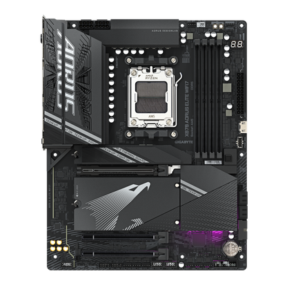 GIGABYTE X870 AORUS ELITE WiFi7 ATX Motherboard | AM5 | DDR5 8000 OC | PCIe 5.0 | Wi‑Fi 7 | Dual USB4 | Quad M.2 | 2.5 GbE