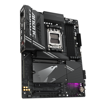 GIGABYTE X870 AORUS ELITE WiFi7 ATX Motherboard | AM5 | DDR5 8000 OC | PCIe 5.0 | Wi‑Fi 7 | Dual USB4 | Quad M.2 | 2.5 GbE