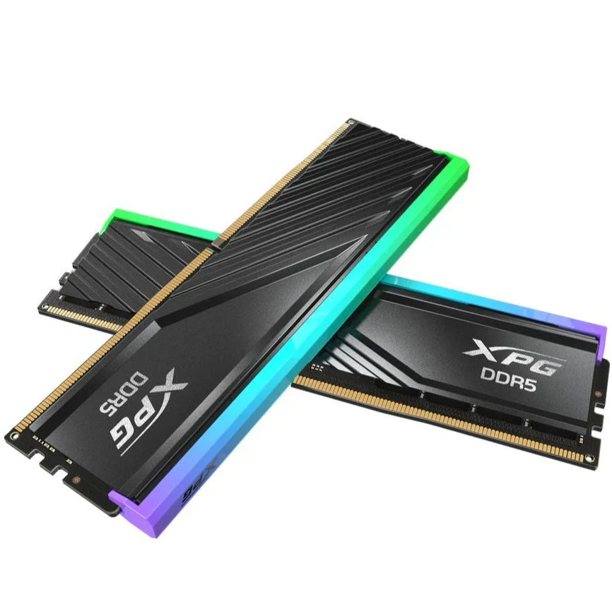 XPG Lancer Blade RGB DDR5 6400MHz 32GB (2×16GB) CL38 UDIMM 288‑Pins Desktop SDRAM DDR5 Dual Channel RAM