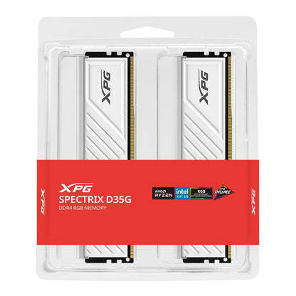 XPG SPECTRIX D35G RGB DDR4 3600MHz 16GB (2×8GB) CL18 UDIMM 288‑Pins Desktop SDRAM DDR4 Dual Channel RAM