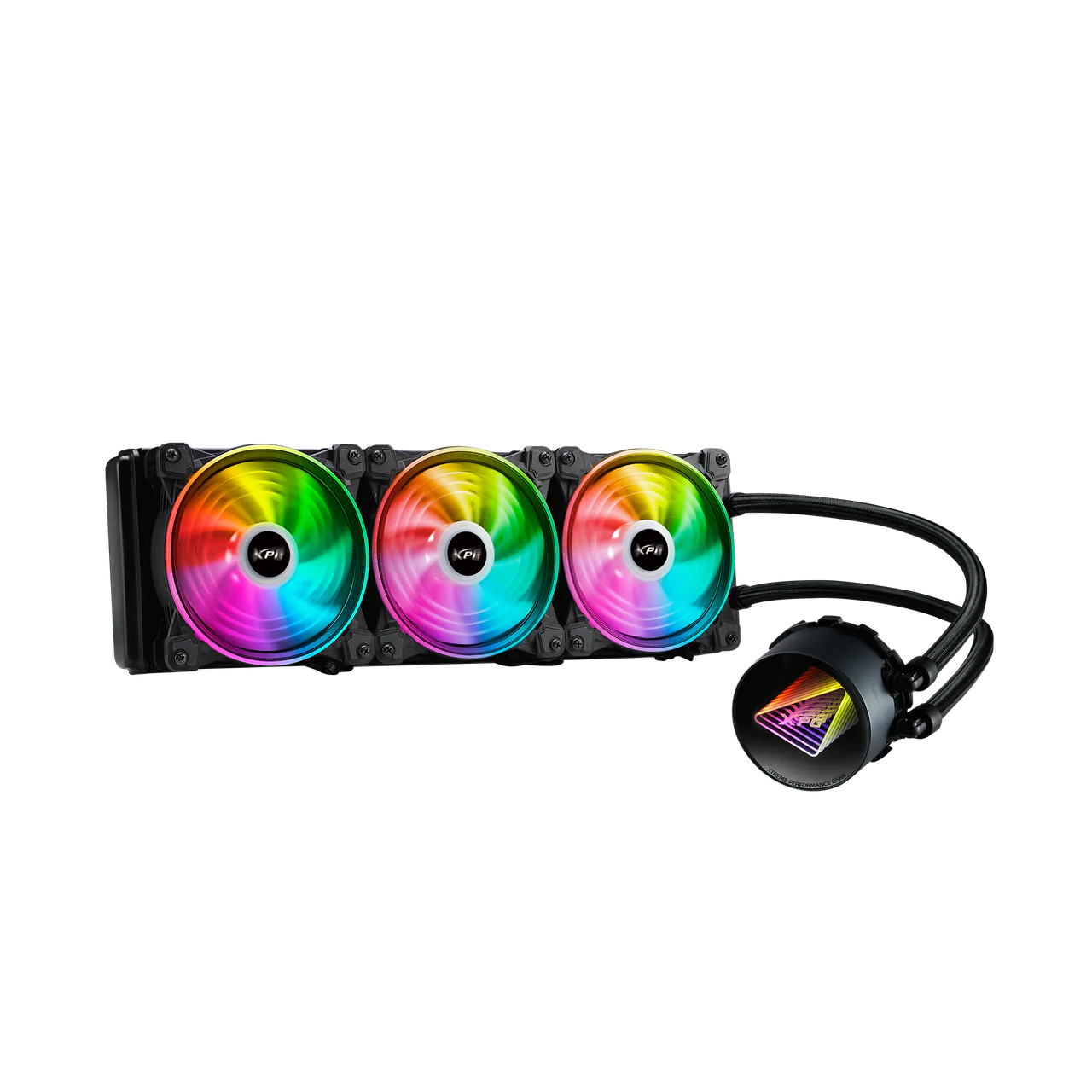 XPG Levante X 360 All-in-One ARGB CPU Liquid Cooler | 4.72 Maximum Fan Diameter -2000 RPM | Fluid Dynamic Bearing | 4-Pin