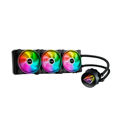 XPG Levante X 360 All-in-One ARGB CPU Liquid Cooler | 4.72 Maximum Fan Diameter -2000 RPM | Fluid Dynamic Bearing | 4-Pin