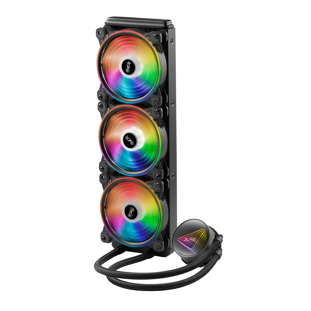 XPG Levante X 360 All-in-One ARGB CPU Liquid Cooler | 4.72 Maximum Fan Diameter -2000 RPM | Fluid Dynamic Bearing | 4-Pin