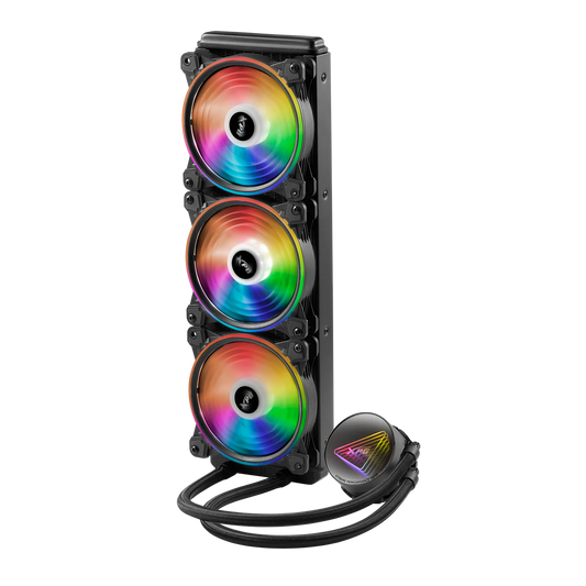 XPG Levante X 360 All-in-One ARGB CPU Liquid Cooler | 4.72 Maximum Fan Diameter -2000 RPM | Fluid Dynamic Bearing | 4-Pin