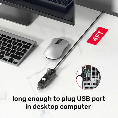 UNITEK 4-Ports Powered USB 3.0 Hub | High-Speed USB Expansion with External Power Adapter | Plug-and-Play | LED Power Indicator