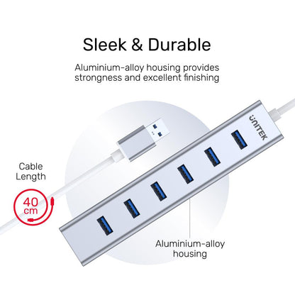 UNITEK 7-Port Powered USB 3.0 Hub