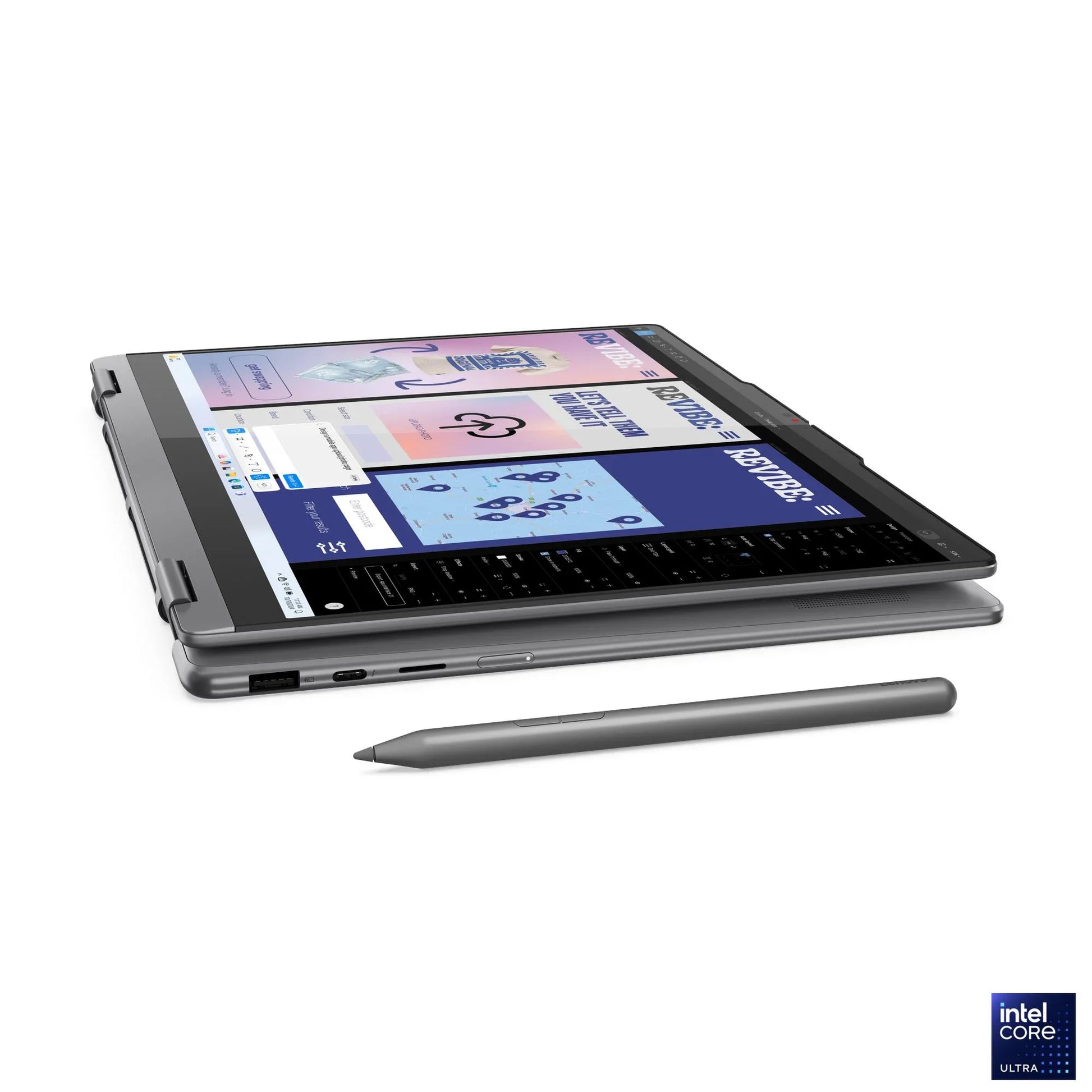 Lenovo Yoga 7 2-in-1 14ILL10  83JQ00B1AX - 14" WUXGA  OLED 60Hz Touch Screen - Intel Core Ultra 7 256V  16GB RAM - 512GB SSD - Shared - WIN 11 PRO K