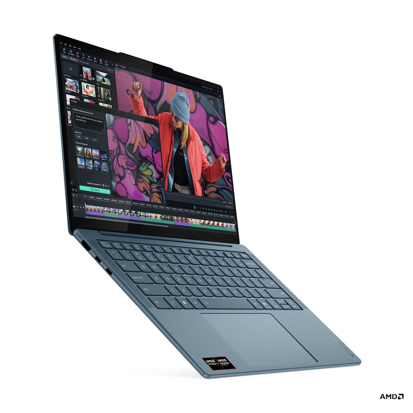 Lenovo Yoga Slim 7 14AKP10 83JY002BAX - 14" OLED 60Hz - AMD Ryzen™ AI 7 350 - 32GB RAM -  1TB SSD - Shared - WIN 11 PRO K