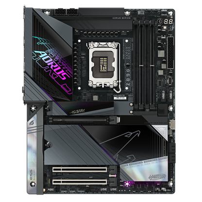 Gigabyte Z890 AORUS MASTER ATX Motherboard | LGA 1851 | DDR5 (OC) | PCIe 5.0 | 5× M.2 | Dual Thunderbolt 4 | Wi‑Fi 7 | Dual 10GbE
