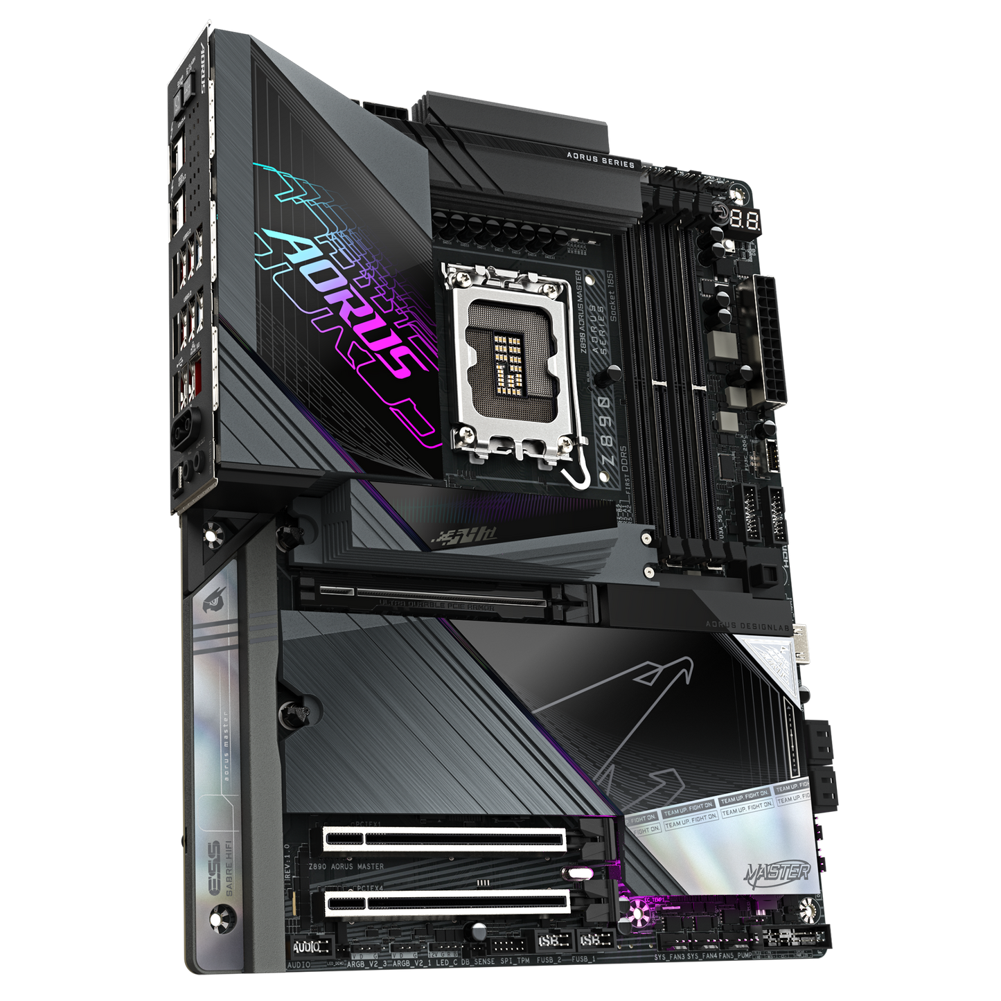 Gigabyte Z890 AORUS MASTER ATX Motherboard | LGA 1851 | DDR5 (OC) | PCIe 5.0 | 5× M.2 | Dual Thunderbolt 4 | Wi‑Fi 7 | Dual 10GbE