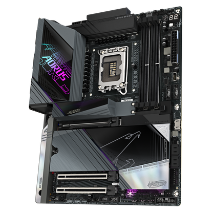 Gigabyte Z890 AORUS MASTER ATX Motherboard | LGA 1851 | DDR5 (OC) | PCIe 5.0 | 5× M.2 | Dual Thunderbolt 4 | Wi‑Fi 7 | Dual 10GbE