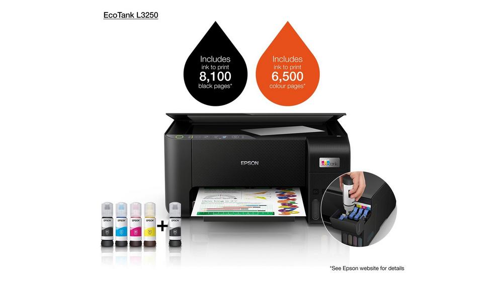 Epson EcoTank L3250 Wi-Fi All-in-One Ink Tank Printer