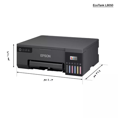 Epson EcoTank L8050 A4 Wi‑Fi Photo Printer | 6‑Color Dye Ink Tank | 5 | 760×1 | 440 dpi | CD/DVD Print | Front Ink Tanks