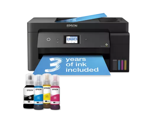 Epson EcoTank L14150 A3+ All-in-One Ink Tank Printer - Print, Scan, Copy & Fax - Wireless Wi-Fi, Auto Duplex, ADF, Ultra-Low Cost Printing with Up to 3 Years of Ink Included