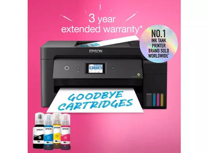 Epson EcoTank L14150 A3+ All-in-One Ink Tank Printer - Print, Scan, Copy & Fax - Wireless Wi-Fi, Auto Duplex, ADF, Ultra-Low Cost Printing with Up to 3 Years of Ink Included