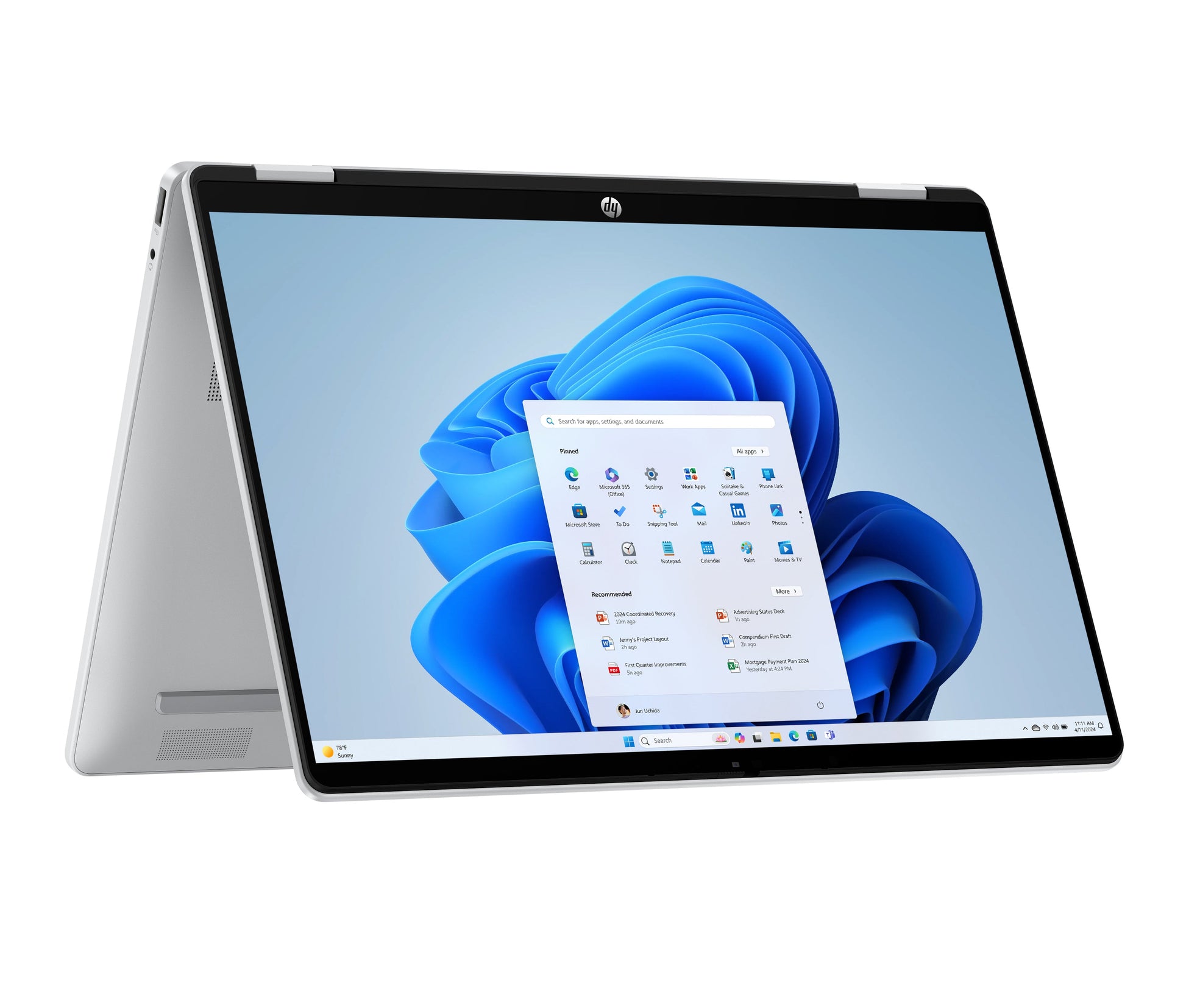 HP OmniBook 5 Flip 14-fp0013dx Laptop - 14" 2K IPS Touchscreen - Intel Core 5 120U - 8GB RAM -  512GB SSD  - Shared - WIN 11 PRO K