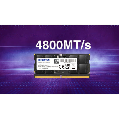 ADATA DDR5 4800MHz | 32GB (1x 32GB) | SO-DIMM Laptop RAM