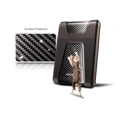 ADATA HD650 External Hard Drive USB 3.2 Durable Shockproof Scratch-Resistant Rugged Design | 1TB