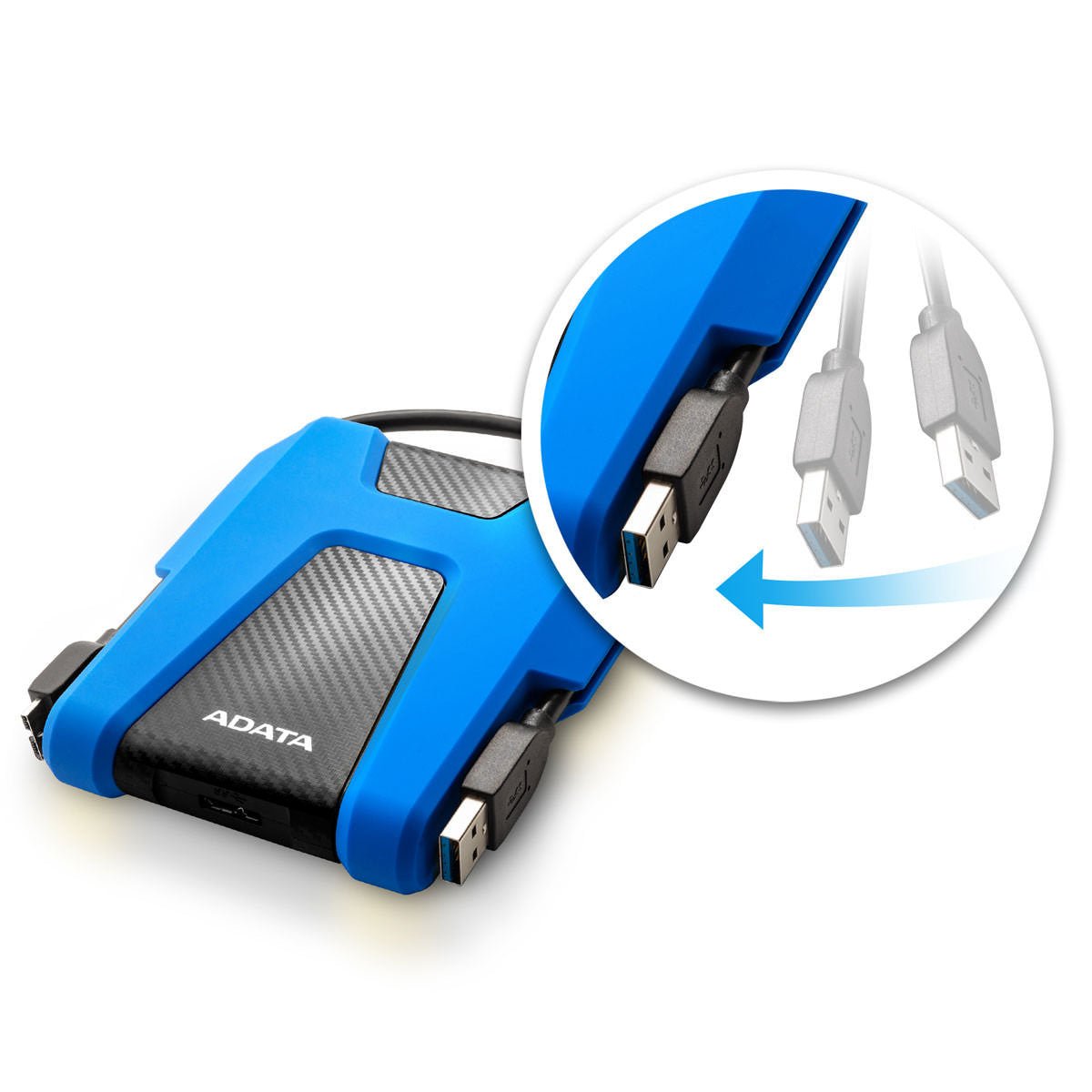 ADATA HD680 External Hard Drive USB 3.2 Military-Grade Shockproof Protective Rubberized Rugged Design | 1TB