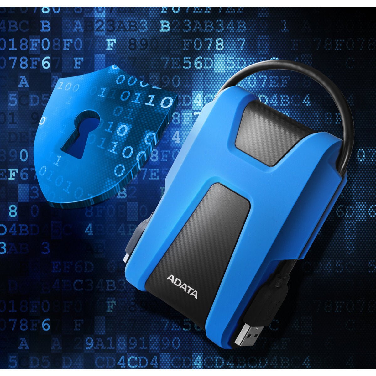 ADATA HD680 External Hard Drive USB 3.2 Military-Grade Shockproof Protective Rubberized Rugged Design | 1TB
