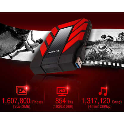 ADATA HD710 Pro USB 3.2 Gen 1 IP68 Rugged External Hard Drive - AHD710P-1TU31-CRD - External Hard Drives - alnabaa.com - النبع