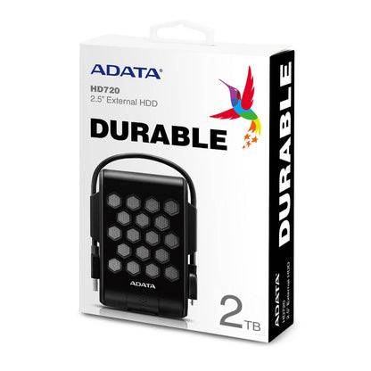 ADATA HD720 External Hard Drive - 2TB - AHD720-2TU31-CBK - External Hard Drives - alnabaa.com - النبع