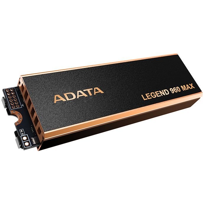 ADATA Legend 960 Max PCIe Gen4 x4 M.2 2280 with 7.35mm Heat Sink Solid State Drive - ALEG-960M-1TCS - Internal SSD - alnabaa.com - النبع
