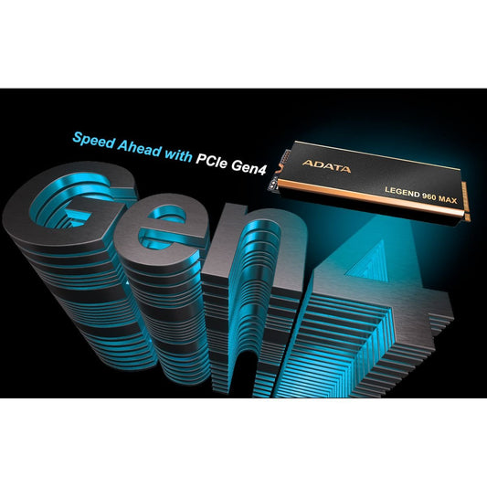 ADATA Legend 960 Max PCIe Gen4 x4 M.2 2280 with 7.35mm Heat Sink Solid State Drive | 2TB